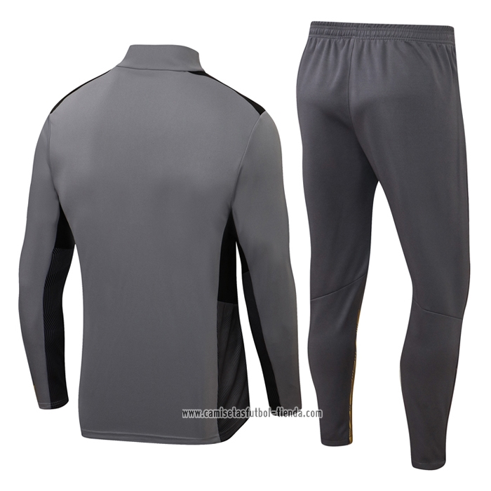 Chandal de Sudadera del Borussia Dortmund 2021 2022 Gris